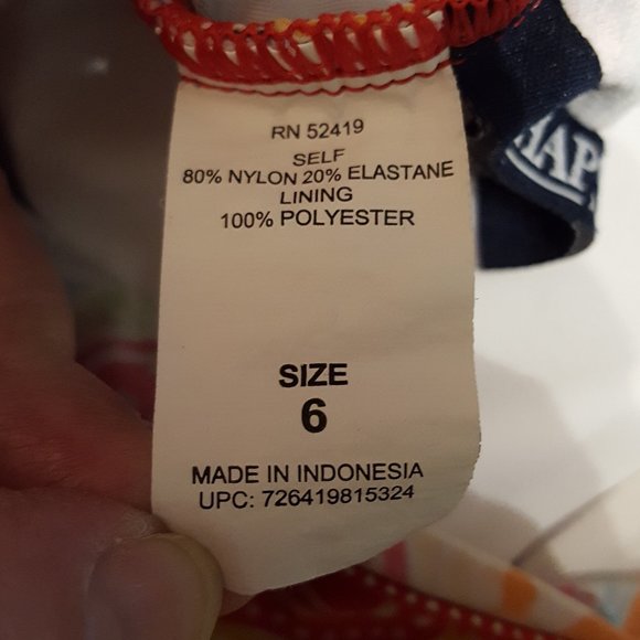 Chaps Halter Paisley Floral Tankini Top Swimsuit Size 6 - Picture 10 of 11